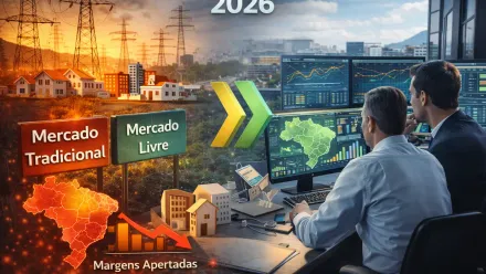 Infraestrutura de distribuição de energia elétrica em área urbana no Brasil