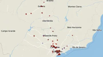 Mapa entrega localização de Postos investigados pela Receita Federal