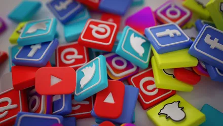 Redes sociais para postos: imagem dos ícones das redes sociais