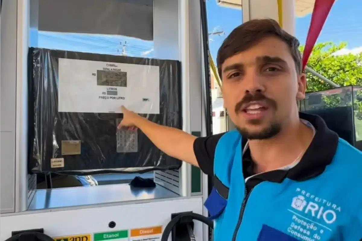 Flagrante de Fraude em Posto Shell no Rio