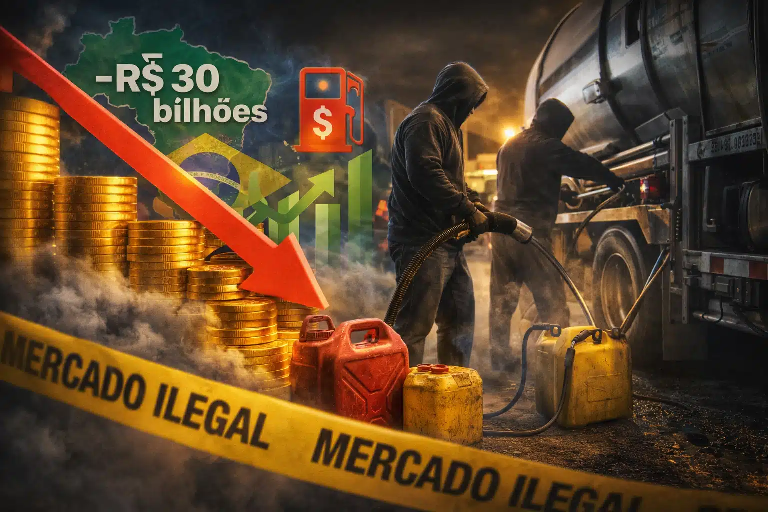 Roubo de combustíveis e mercado ilegal causam prejuízos bilionários ao Brasil