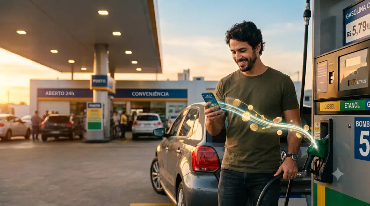 Cashback em posto de combustível: como funciona e por que traz o cliente de volta
